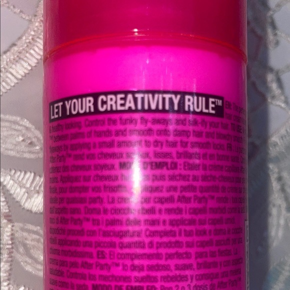 TIGI Bed Head After Party Hair Cream in Bright Pink - Picture 3 of 4